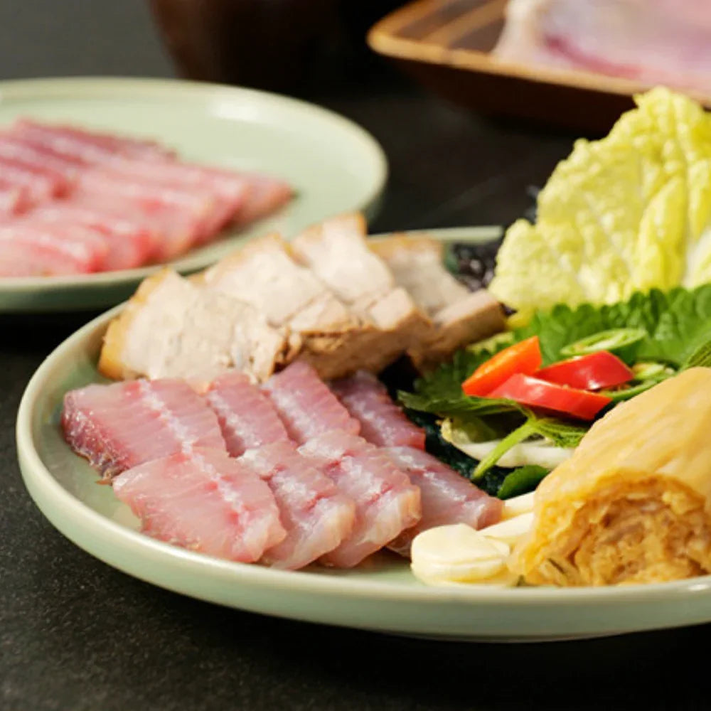 Korean Fermented Skate Sashimi