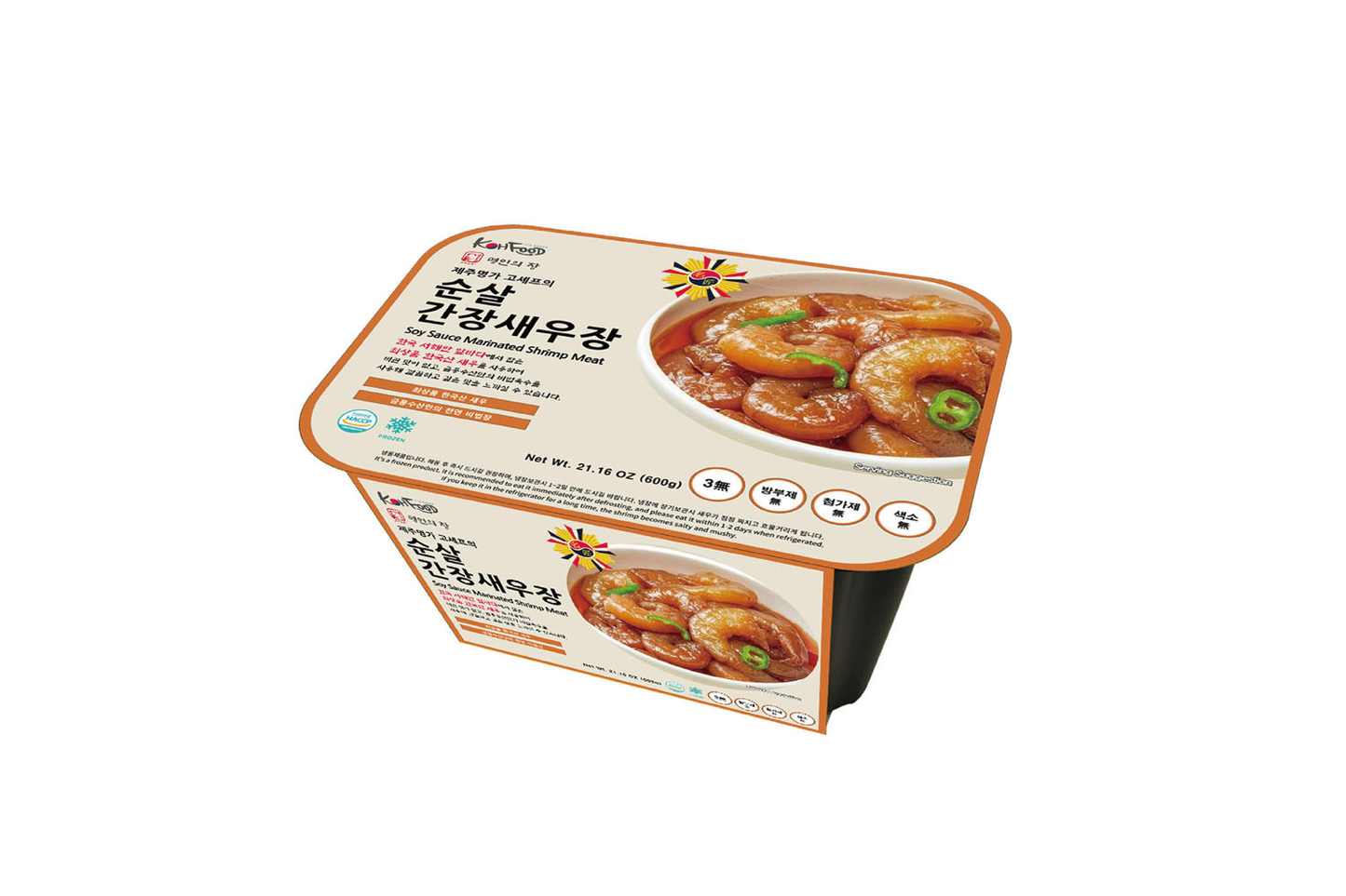 제주명가 순살 간장 새우장 600g