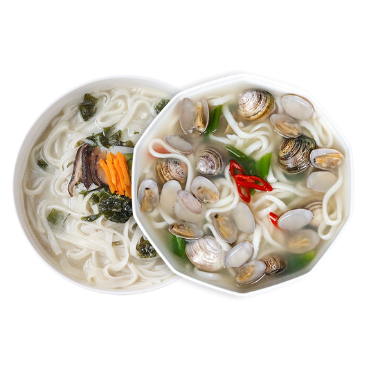 MiloveYou Kalguksu Jogae+Deulkae Set(Noodle soup with Perilla & Noodle soup with Clam Set)