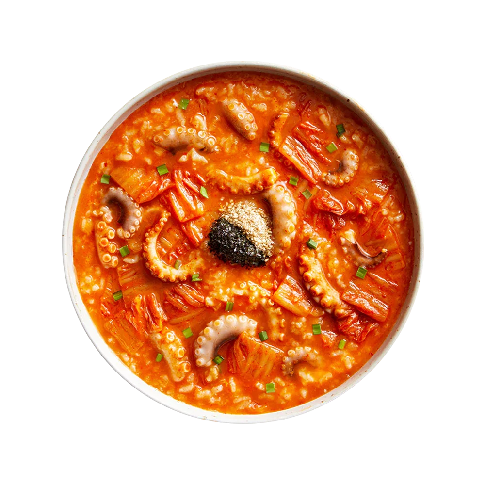 낙지김치죽