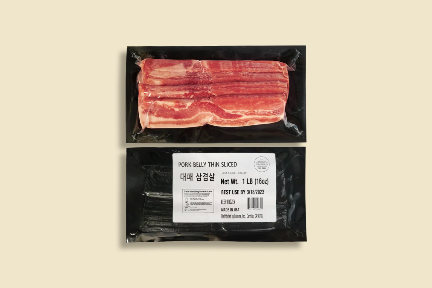 Cconma Daepae Samgyeopsal (Pork Belly Thin Sliced)