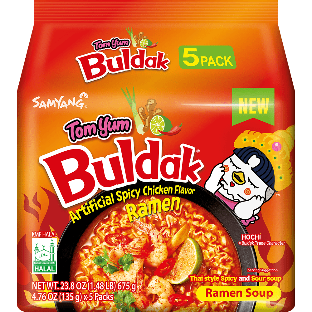 Buldak Ramen Tom Yum Flavor 5 Pack
