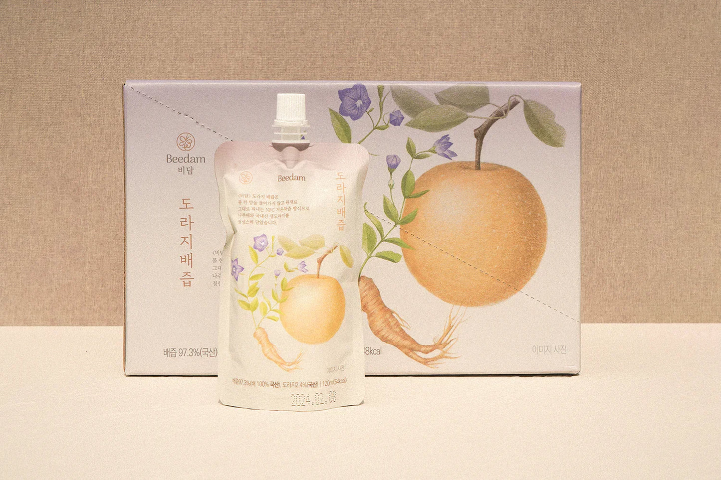 비담 도라지 배즙 120ml X12