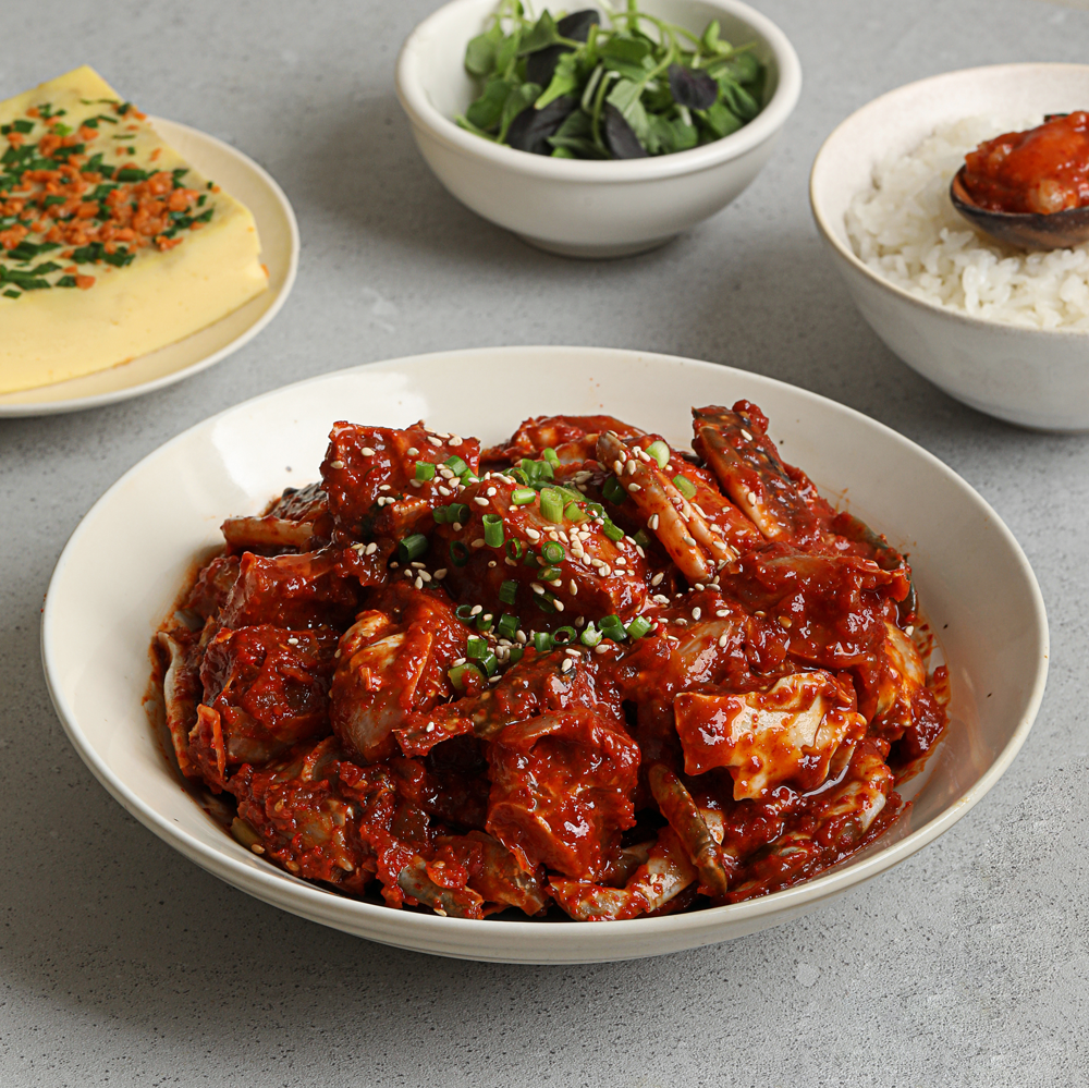 Babkangdo Yangnyeom Gejang (Raw Crabs Marinated in spicy sauce) 500g