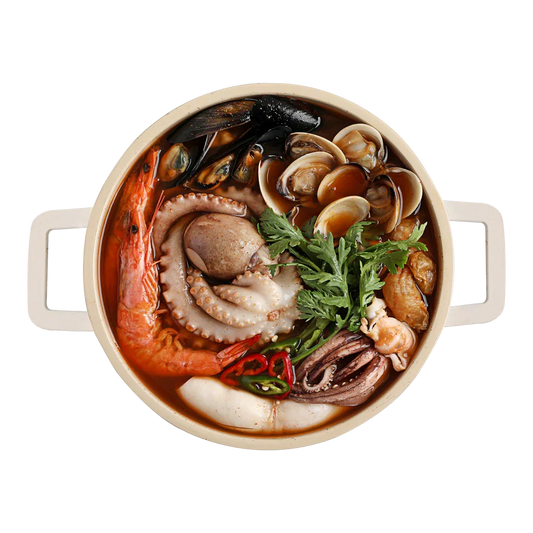 Babien Nakji Haemultang (Long Arm Octopus Seafood Stew)