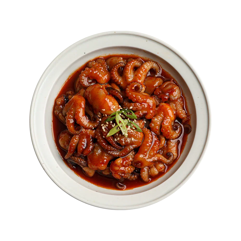 Babien Jjukkumi-bokkeum (Spicy Webfoot Octopus Stir Fry)