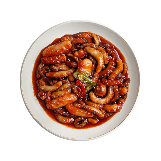 Babien Nakji-bokkeum (Spicy Long Arm Octopus Stir Fry)