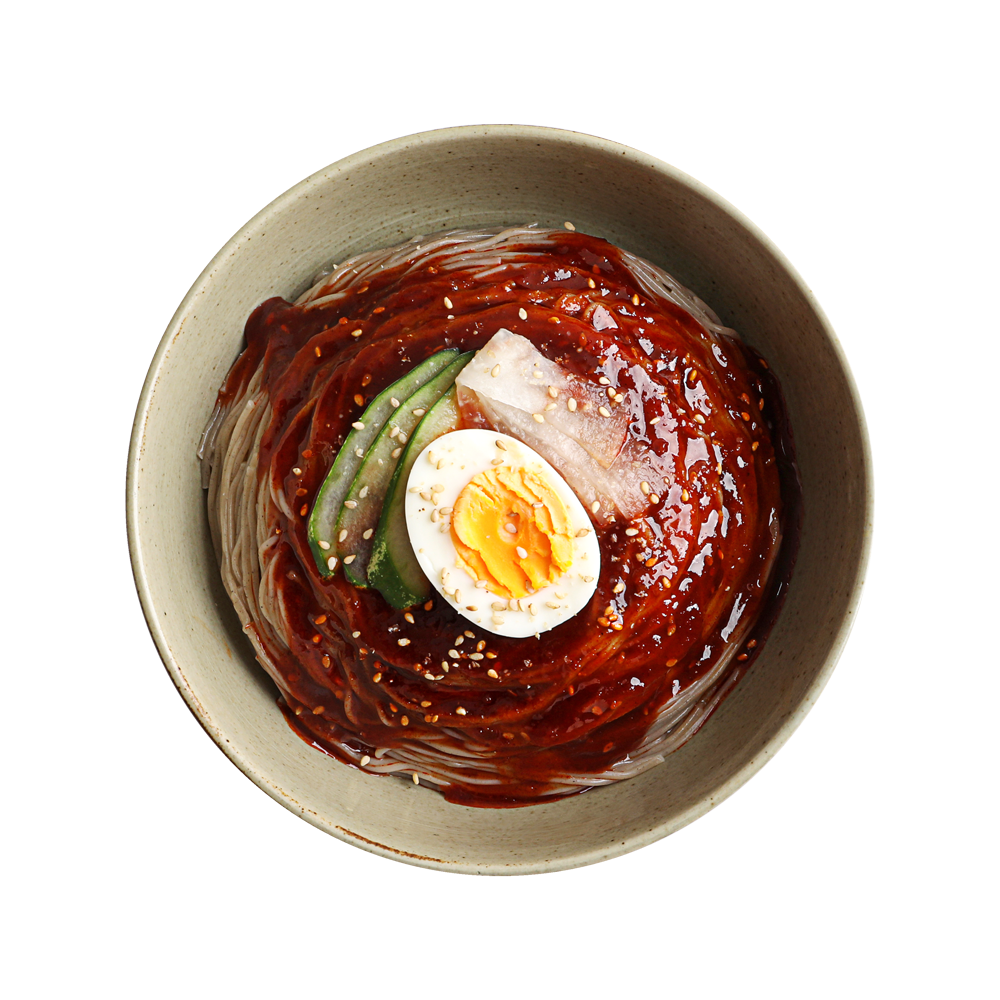 Rice over Flowers Bibim Naengmyeon (Spicy Buckwheat Noodle)