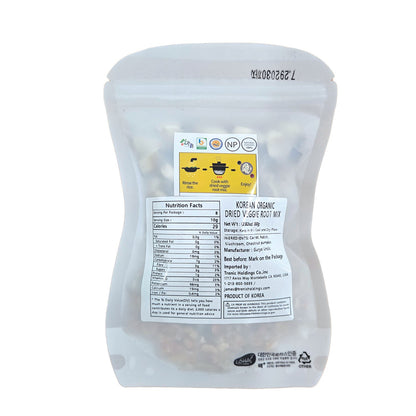 Korean Organic Dried Veggie Root Mix (10g, 0.35oz)
