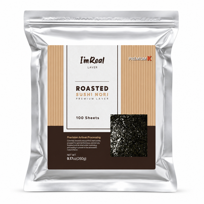 [I'm Real] Sushi Nori Full Cut 100 Sheets (260g)