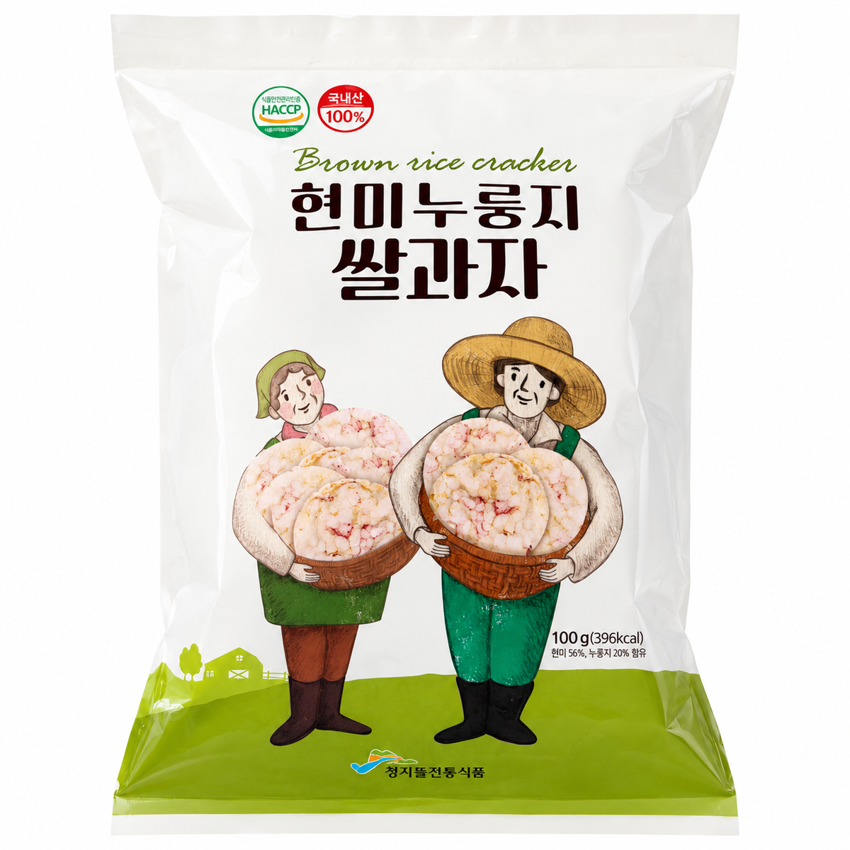 Brown Rice Nurungji Rice Cracker (100g, 3.5oz)
