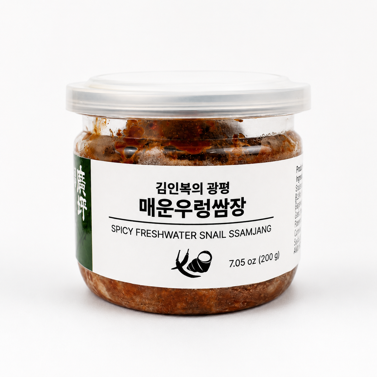 [In-bok Kim’s Gwangpyeong] Spicy Freshwater Snail Ssamjang (200g, 7.05 oz)
