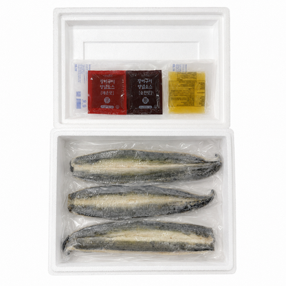 Extra-Large Grilled Freshwater Eel (2.2lb, 3 Eels, 3 Sauces Included)