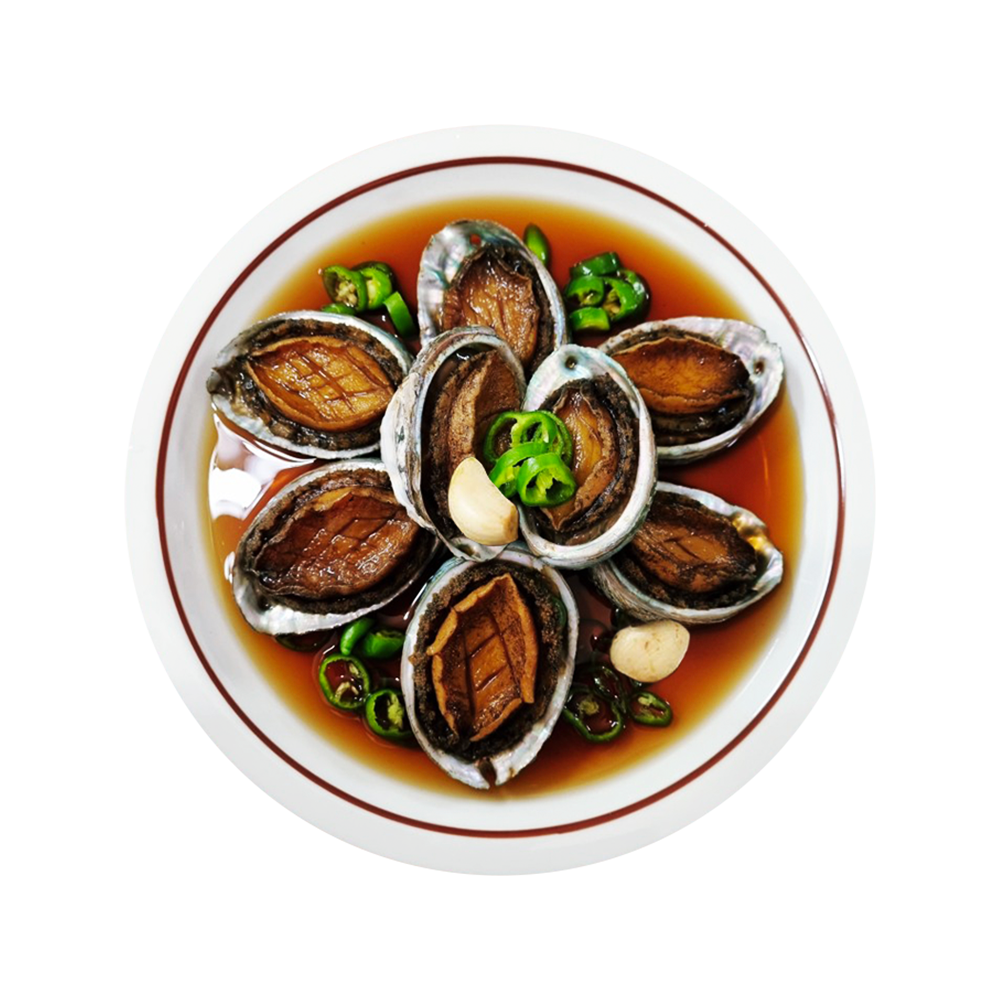 Jeju  Gimnyeong Soy sauce marinated garlic abalone 600g