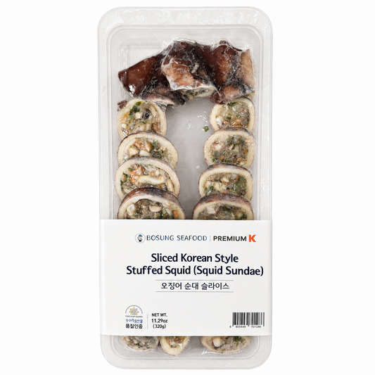 Sliced Korean Style Stuffed Squid (Squid Sundae) (320g, 11.29oz)
