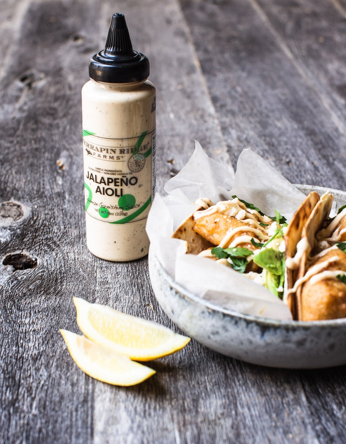 Jalapeno Aioli Garnishing Squeeze - 7.75 oz