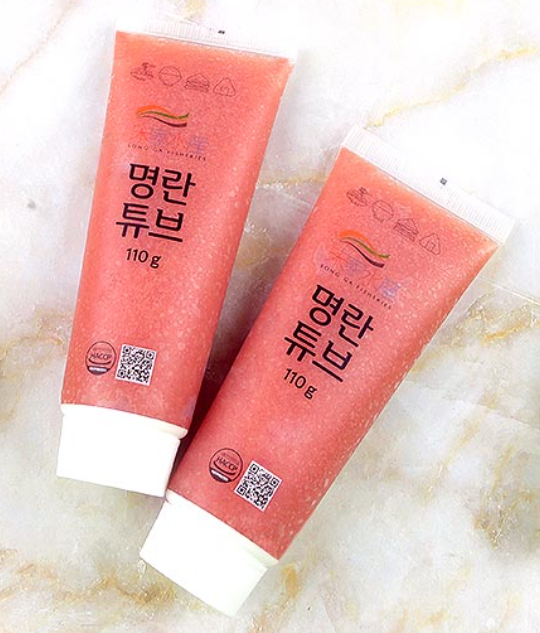 Frozen Salted Pollock Roe Tube (110g, 3.9oz)