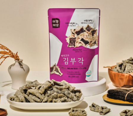Korean Crispy Seaweed Snack (Kim Bugak)(60g, 2.12oz)