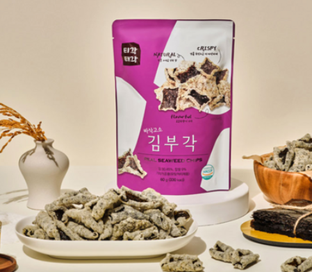 Korean Crispy Seaweed Snack (Kim Bugak)(60g, 2.12oz)