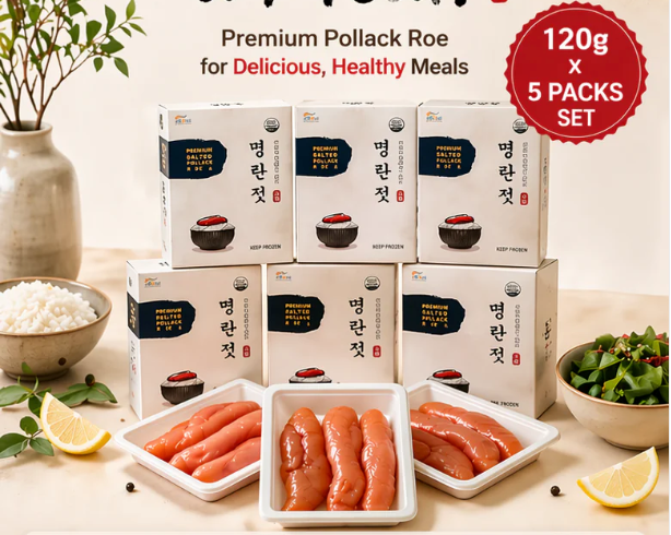 A Full Meal with Pollack Roe Set [ 120g x 5 packs ]
