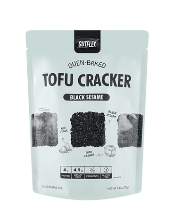 [Gutflex]Black Sesame Tofu Cracker (70g, 2.5oz)