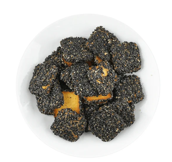 [Gutflex]Black Sesame Tofu Cracker (70g, 2.5oz)