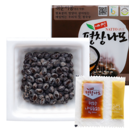 Pyeongchang Black bean Natto (5 Twin Packs, 500g, 17.64oz)