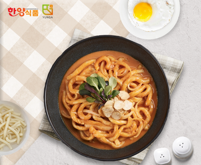 Jjolbongi Garlic Rosé Rice Cakes Tteokbokki (295g, 10.41oz)