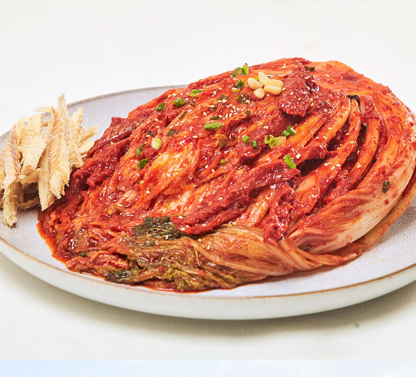 Pickup (LA Korea town)-[Pyeongchang Kkotsuni] Highland Cabbage Kimchi with Dried Pollock (5kg, 11lb)