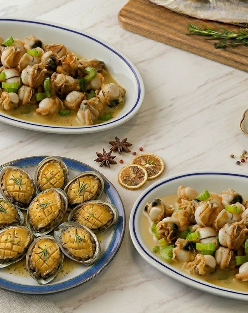 Butter’s Best Friends Set 🧈 Abalone + Scallops