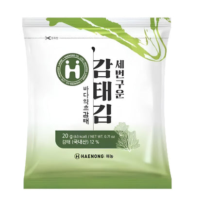 [Haenong] Roasted Gamtae Seaweed (20g, 0.71 oz)