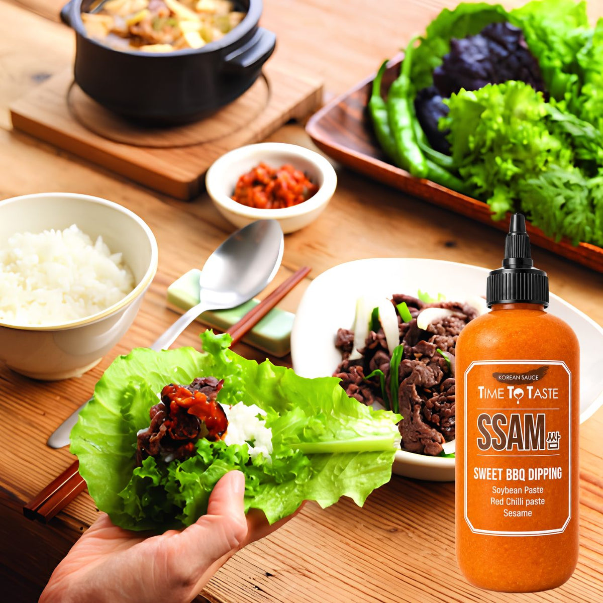 [TTT] SSAM (Sweet BBQ Dipping Sauce, 300g, 10.58oz)