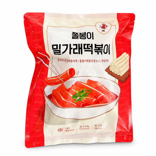 Jjolbongi Wheat Rice Cake Tteokbokki (650g, 22.93 oz)
