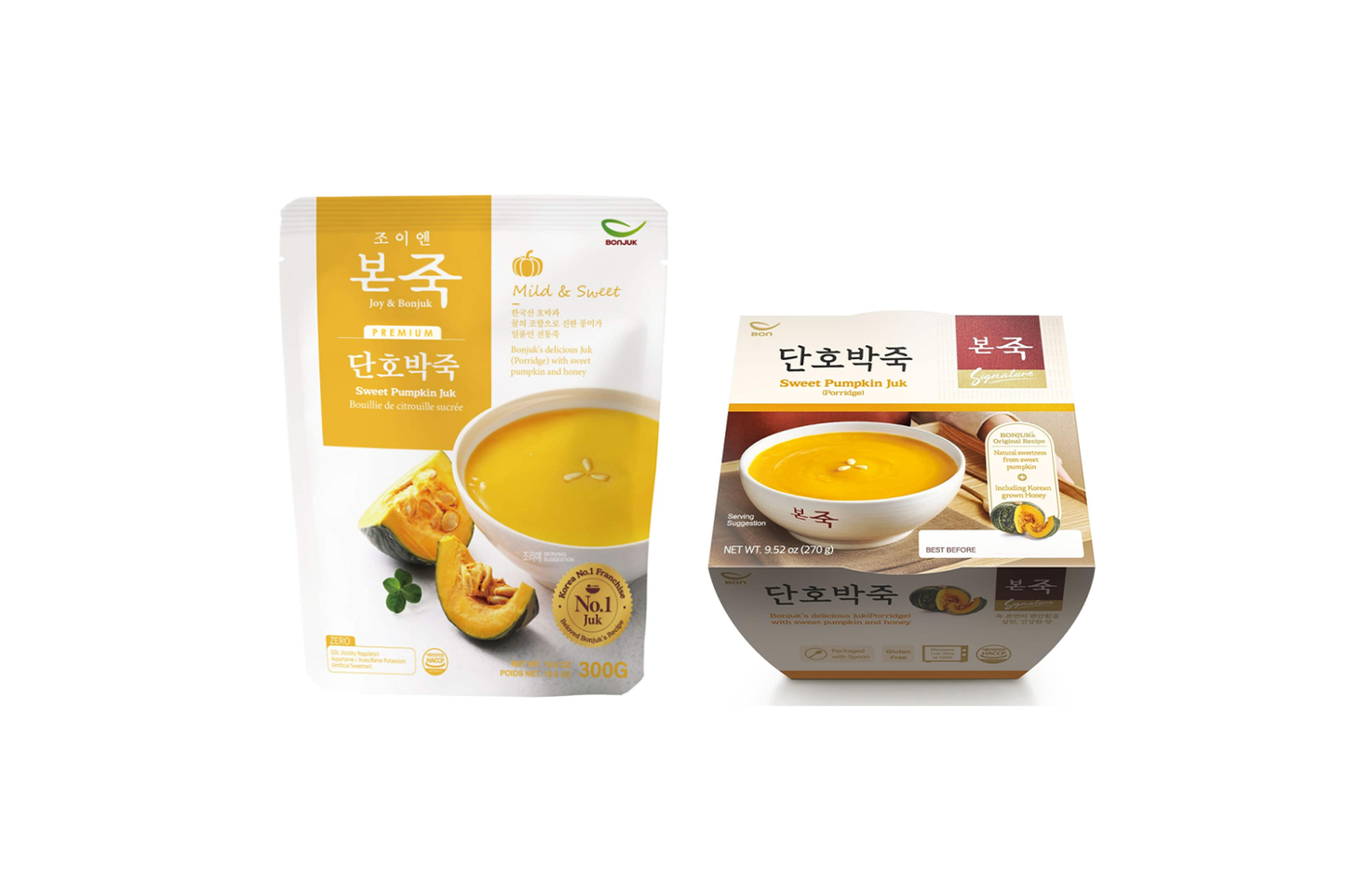 Danhobak Juk(Sweet Pumpkin Rice Porridge)