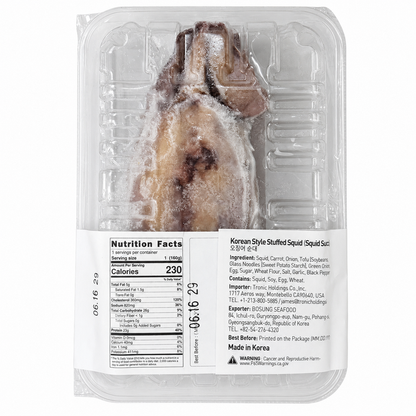 Korean Style Stuffed Squid (Squid Sundae) (160g, 5.64oz)