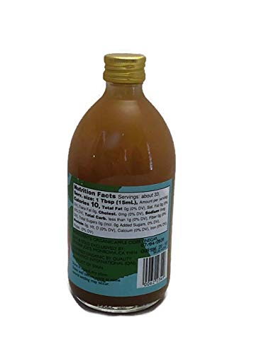 Trader Joe’s Organic Raw Apple Cider Vinegar with the Mother – 16.9 fl oz (500 mL) - MEALTONES