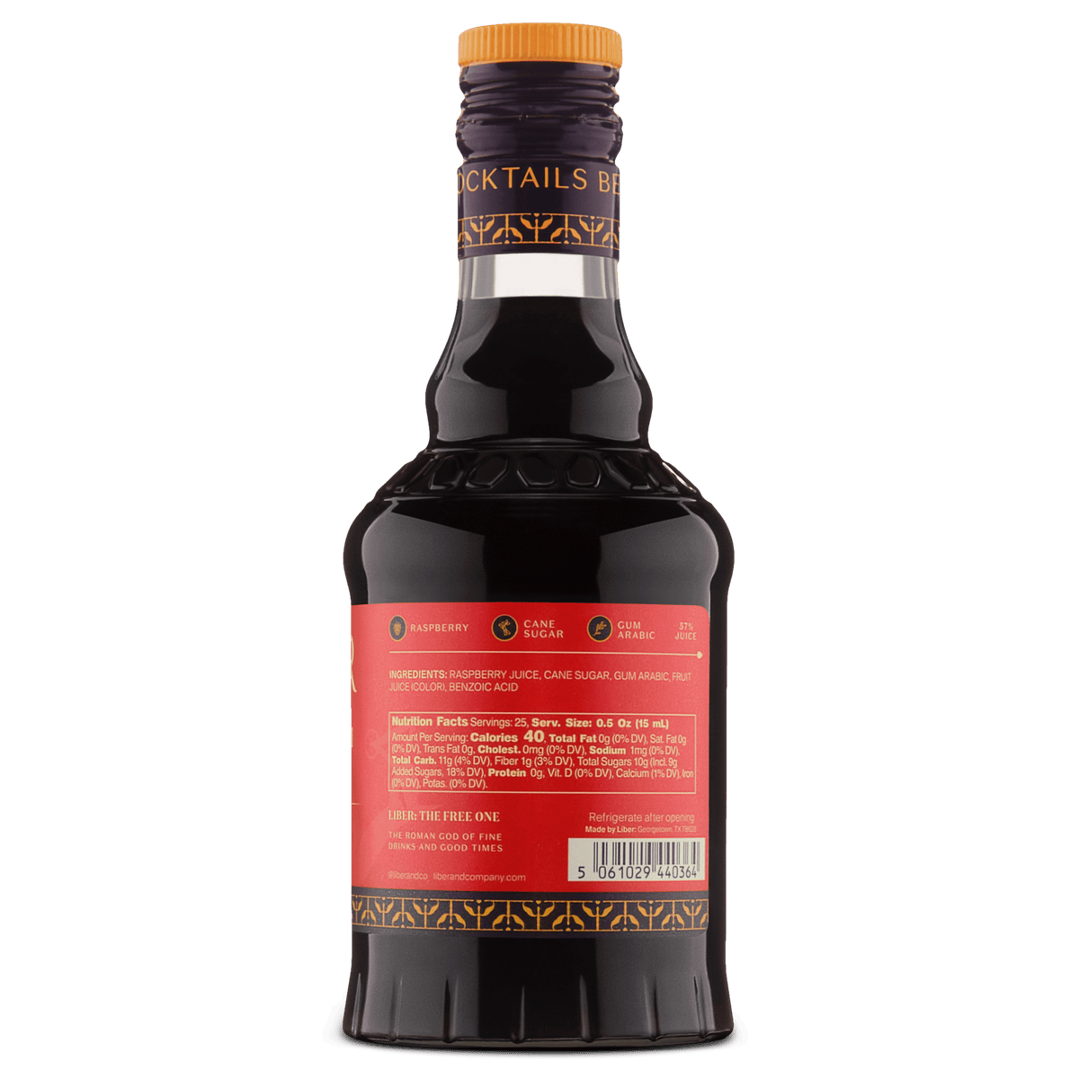 Raspberry Gum Syrup - MEALTONES