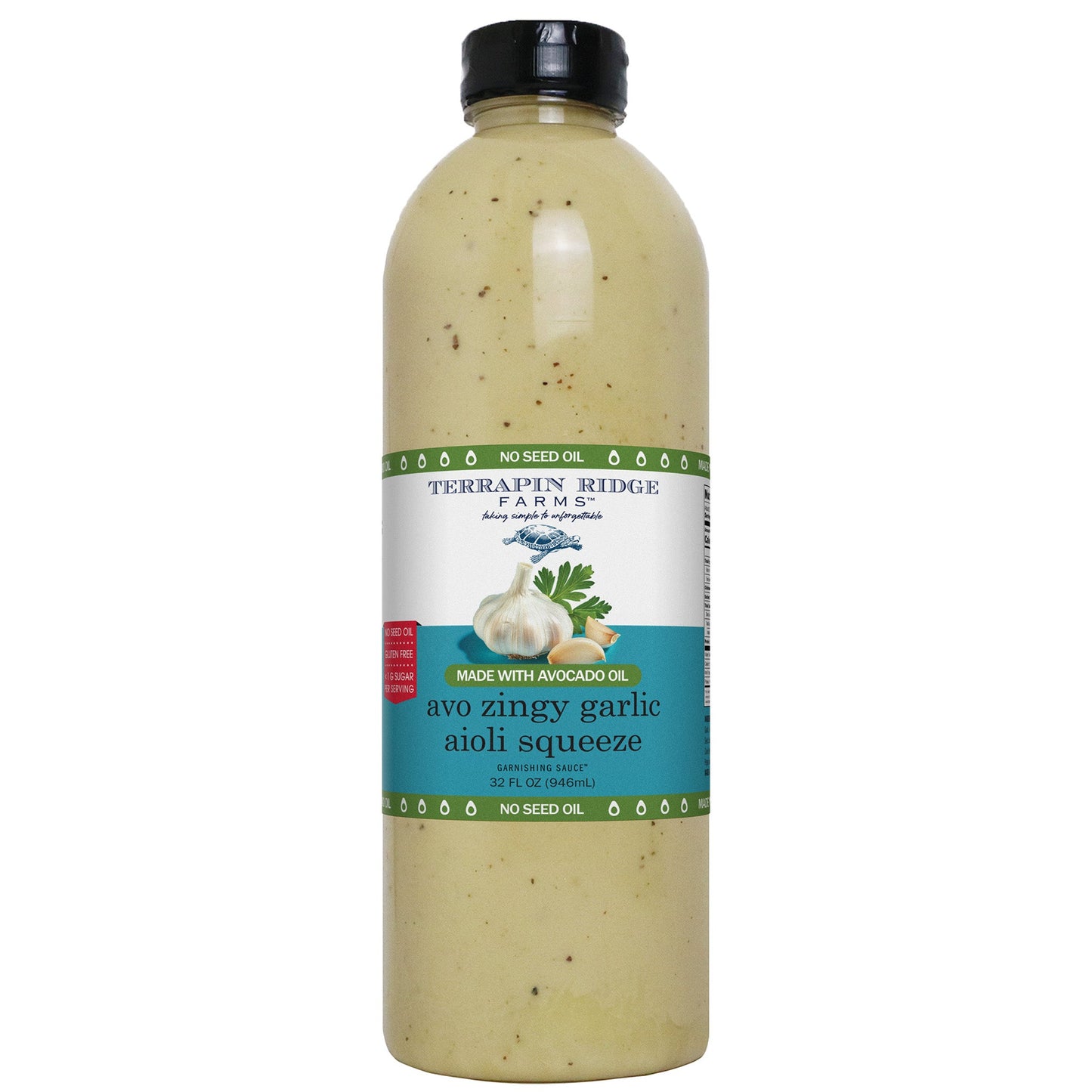 Avo Zingy Garlic Aioli Garnishing Squeeze - Quart