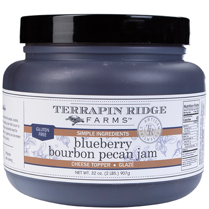 Blueberry Bourbon Pecan Jam - Quart