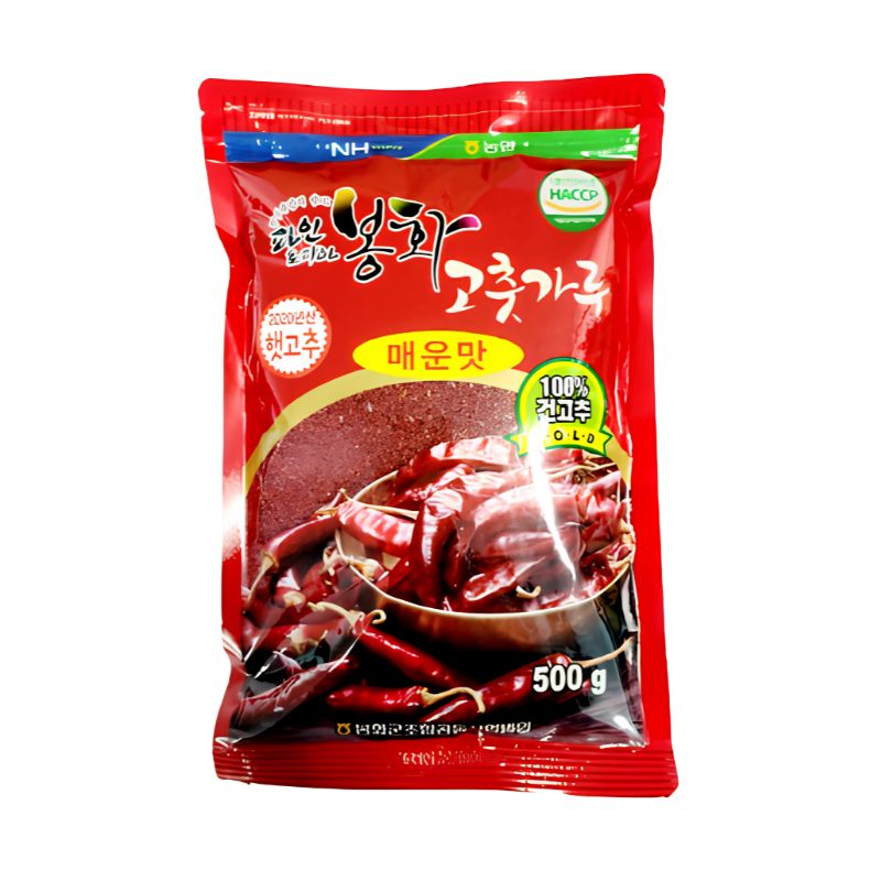 [Bonghwa] Red Pepper powder - Spicy (500g, 17.64oz)