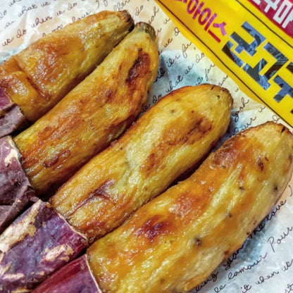 [Bulroguma] Fire-Roasted Frozen Sweet Potatoes(500g, 17.64oz)