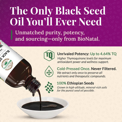 Ethiopian Black Seed Oil 4.2oz (GLASS)