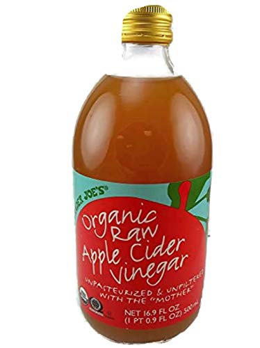 Trader Joe’s Organic Raw Apple Cider Vinegar with the Mother – 16.9 fl oz (500 mL) - MEALTONES