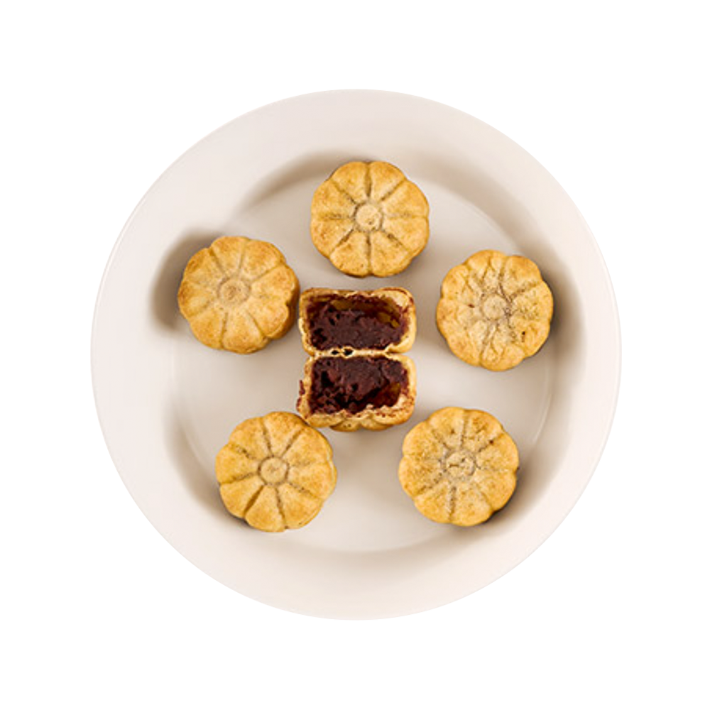 Guk Hwa Ppang (Chrysanthemum bread with red bean)