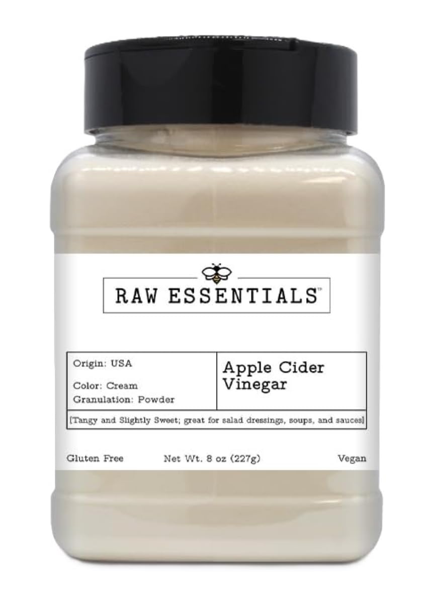 Raw Essentials Apple Cider Vinegar Powder – 8 oz, Gluten-Free & Vegan - MEALTONES
