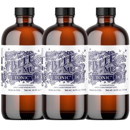 Bite Me Tonic Apple Cider Vinegar with Manuka Honey – 16 fl oz