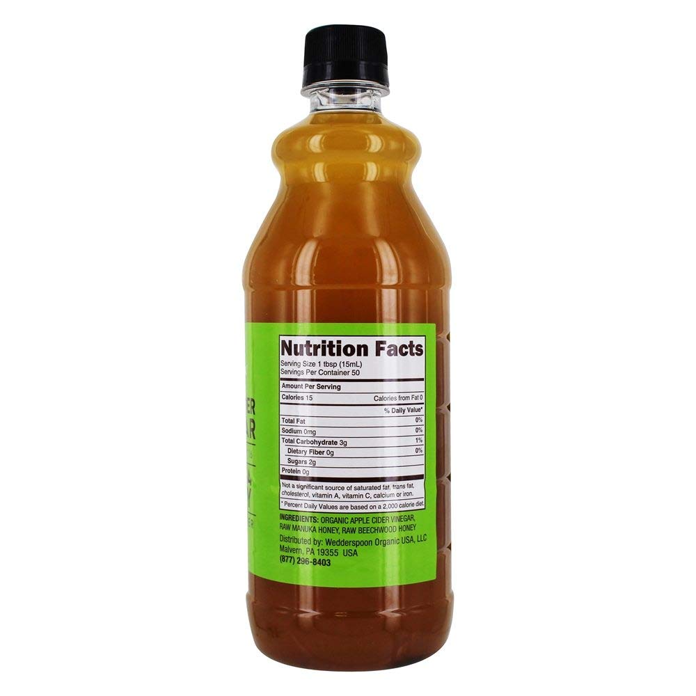Wedderspoon Apple Cider Vinegar with Manuka Honey & the Mother – 25 fl oz