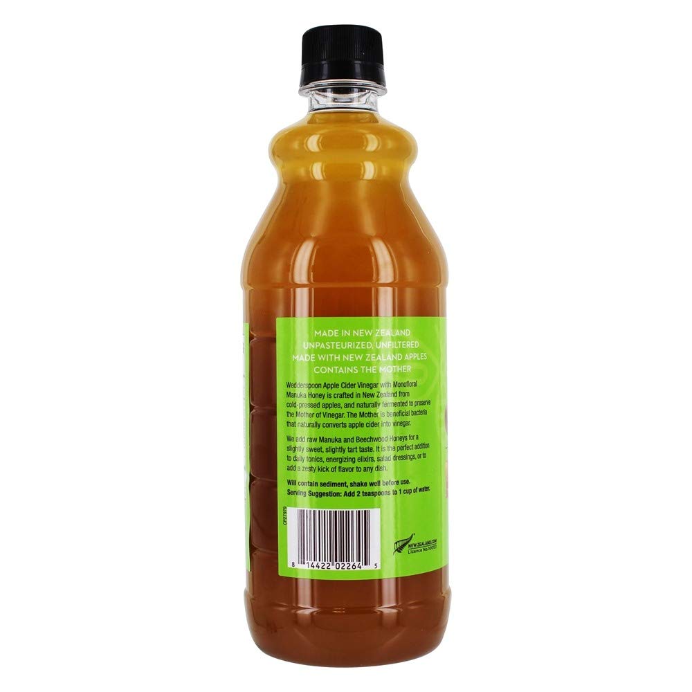 Wedderspoon Apple Cider Vinegar with Manuka Honey & the Mother – 25 fl oz