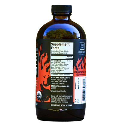 Herbal Revolution Organic Fire Cider With The Mother - MEALTONES