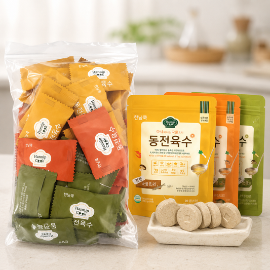 Premium Broth Coins (Mixed 3-Flavor)4g x 60 tablet